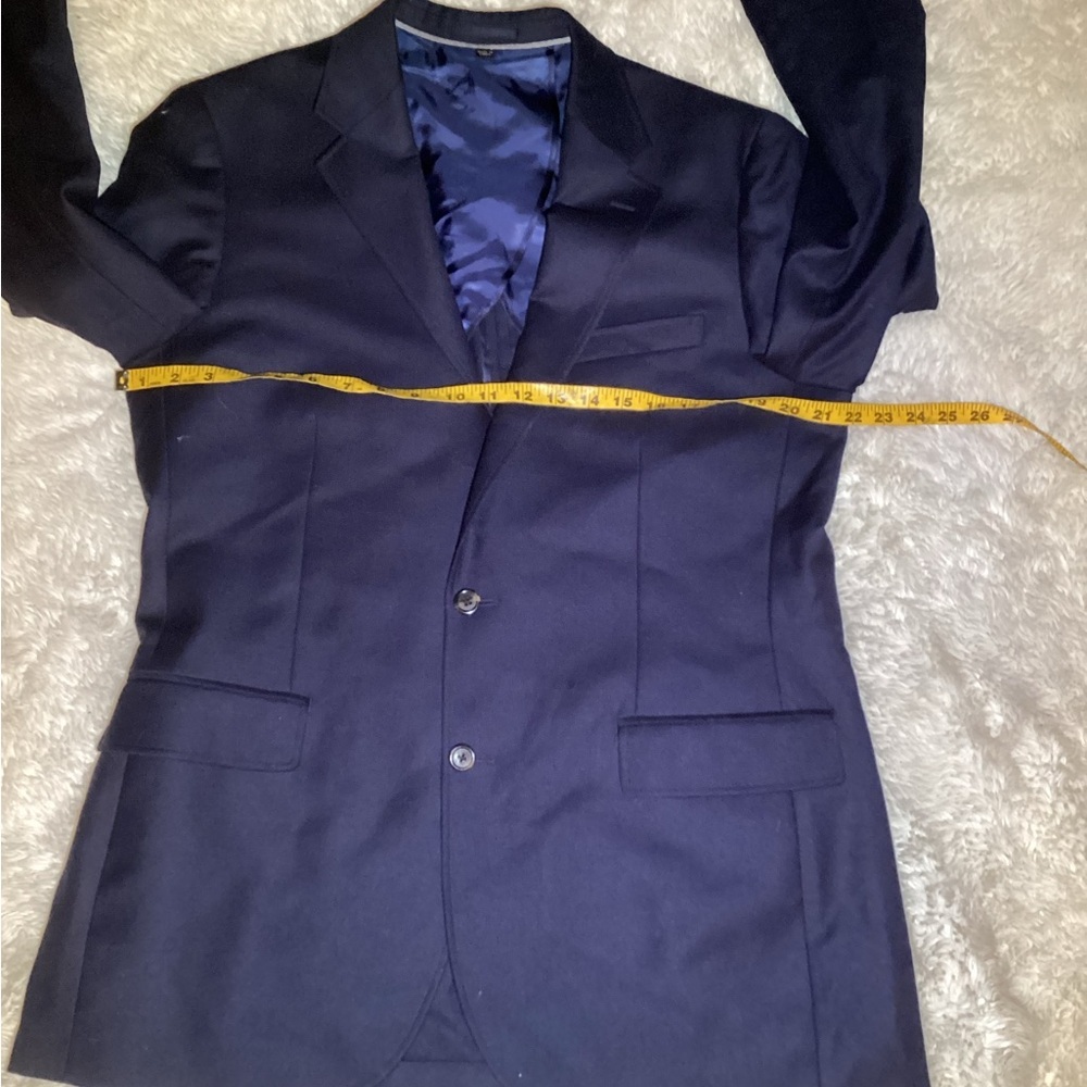 J. Crew Ludlow slim fit navy blue wool blazer jacket size 42L - Picture 8 of 12